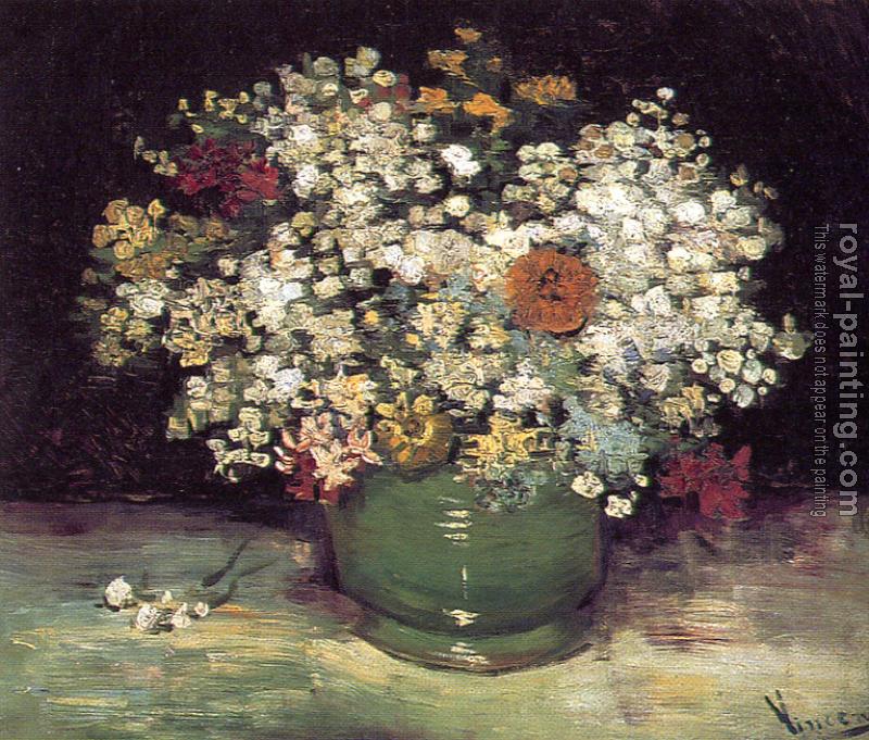 Vincent Van Gogh : Vase of wild flowers